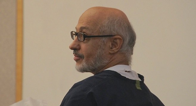 Michael Vilkin pleads not guilty.  Photo by Weatherston.