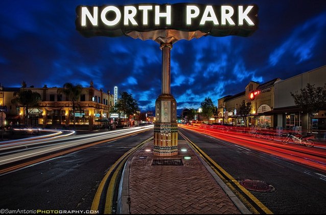 In 2012 Forbes Magazine named North Park one of America’s Hippest Hipster Neighborhoods. © www.SamAntonio.com