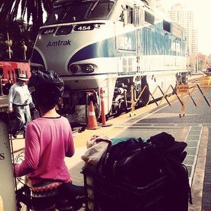 Ending our Amtrak journey. 