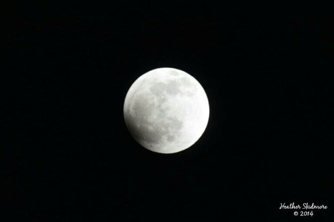 Lunar Eclipse and Blood Moon over North Park