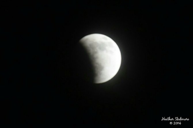 Lunar Eclipse and Blood Moon over North Park