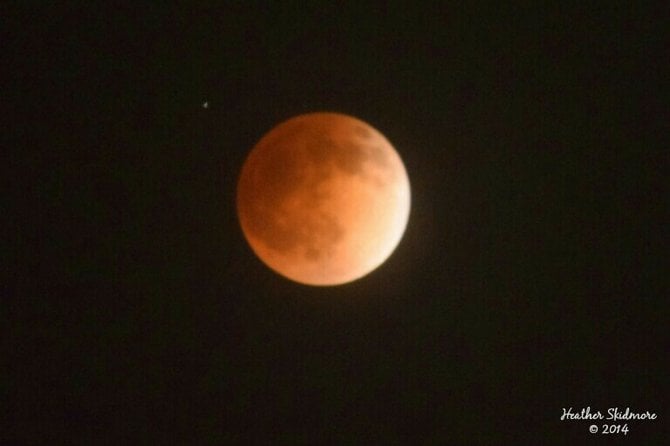 Lunar Eclipse and Blood Moon over North Park