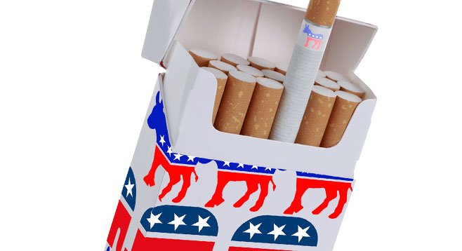 Once taboo, tobacco money now is accepted in large amounts by both parties.