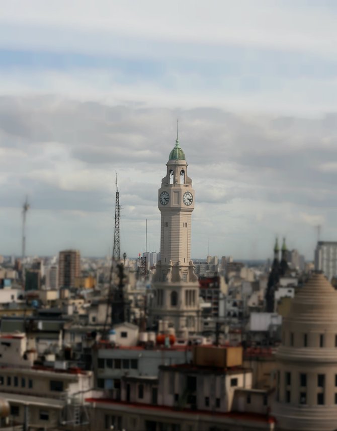 Buenos AIres, from the top of Guemes Gallery.