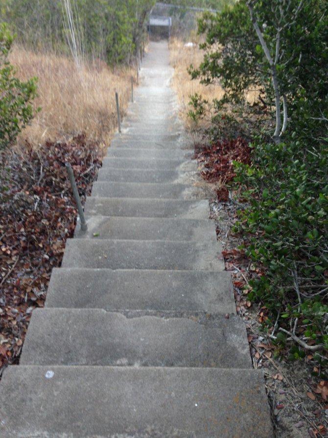 Hillcrest to Mission Valley stair.