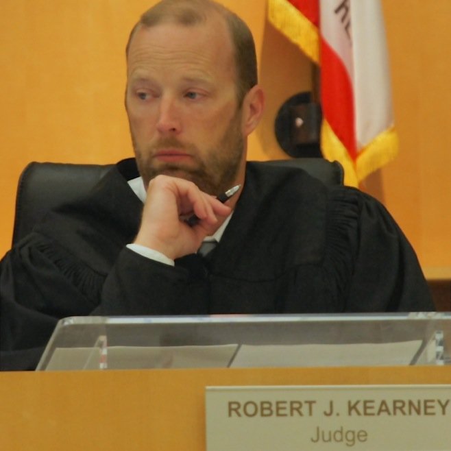 Superior court judge Robert Kearney ordered the defendant to answer the felony. Photo by Eva