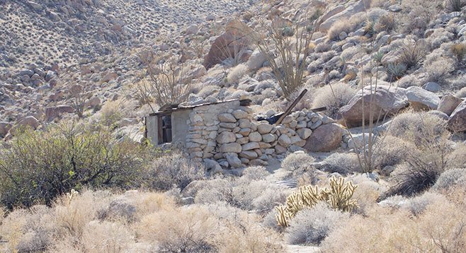 The rock house is a reminder of the lonely life of early-day cattlemen.