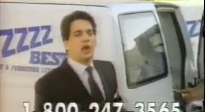 Barry Minkow in an '80s carpet-cleaning ad