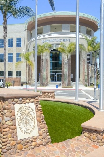 Escondido police know how to get to the donut shop. Photo by Weatherston