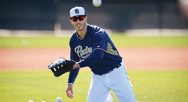 A good showing in spring training helped Tommy Medica leap from the minors to the big leagues. - Image by San Diego Padres