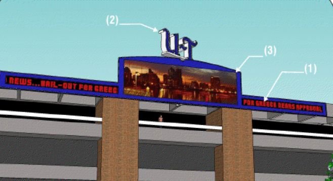 "News crawl and iconic LED video screen" proposed for U-T HQ