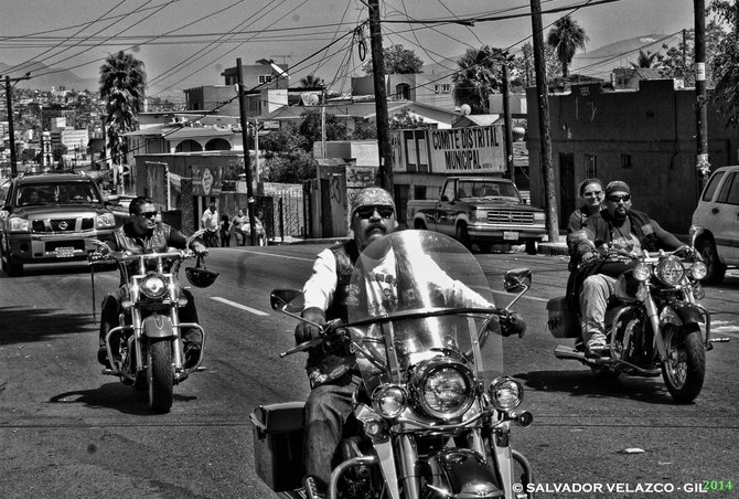 Neighborhood Photos
TIJUANA,BAJA CALIFORNIA
Bikes on Ninth Street in Tijuana /Motos en Calle Nueve de Tijuana