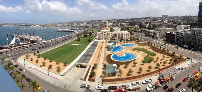 The Waterfront Park opens this weekend! Photo from Ron Roberts.