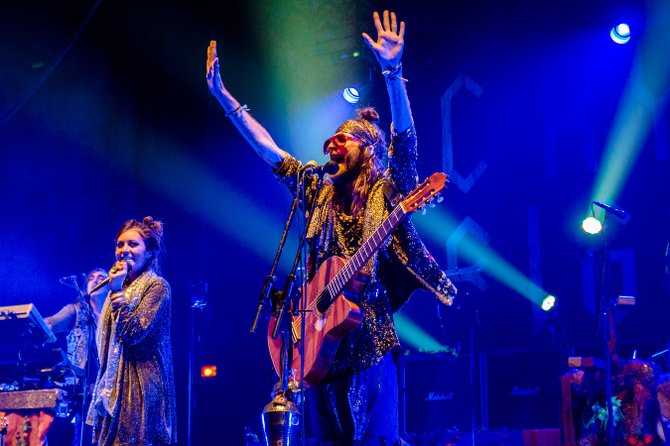 Indie-pop dance band Crystal Fighters bring Cave Rave to the Irenic on Tuesday.