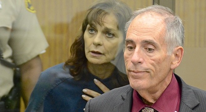 Donna Lee Darling at her first court appearance in August 2012. Photo by Weatherston