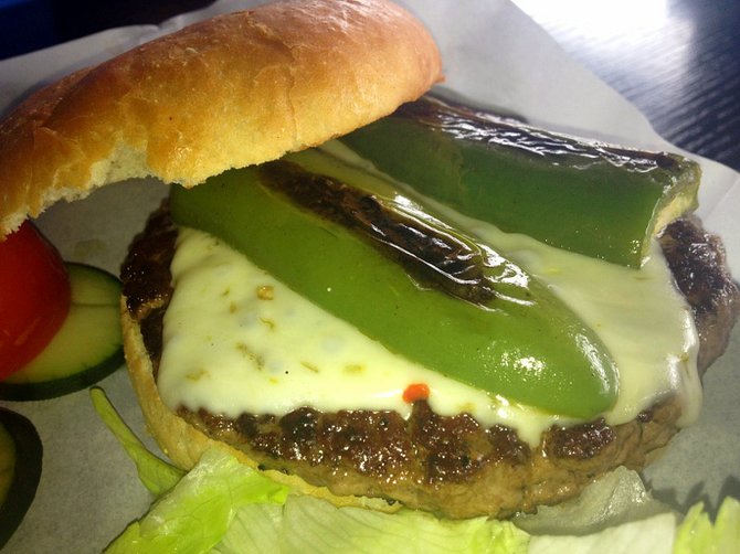 Jalapeño burger, Bruski's.
