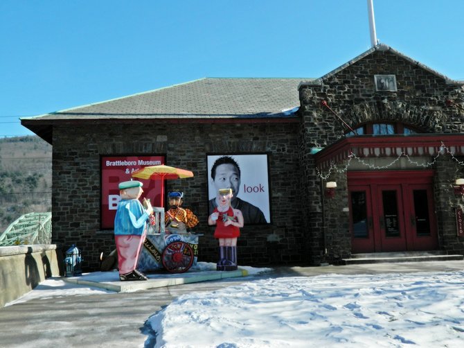 Brattleboro's Museum & Art Center is housed in a former Amtrak station. 