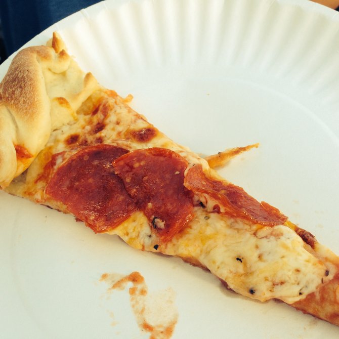 Pizza at San Diego County Fair 