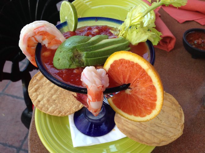 Mexican seafood cocktail