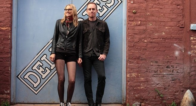 Aimee Mann and Ted Leo are pop-rock pair the Both. They'll be at Belly Up behind their debut record on Sunday night.