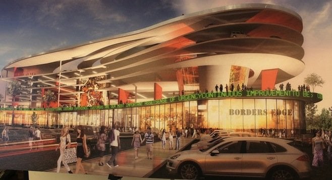 Shopping! Parking! (Design for Duty Free Americas structure at the San Ysidro border)