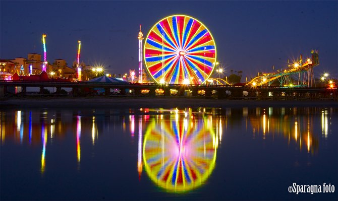 San Diego Fair Ferris wheel time lapse shot, taken on June 18th