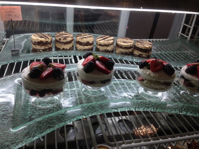 Dessert offerings at Hanna's Gourmet
