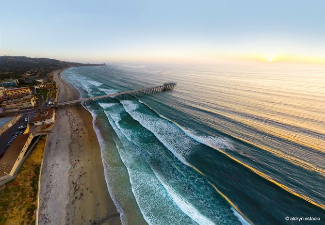 This 8 image composite areal image of Scripps is the perfect way to start the summer! By the FLYT PATH.
