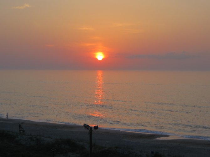 Sunrise Over Carolina Beach, North Carolina