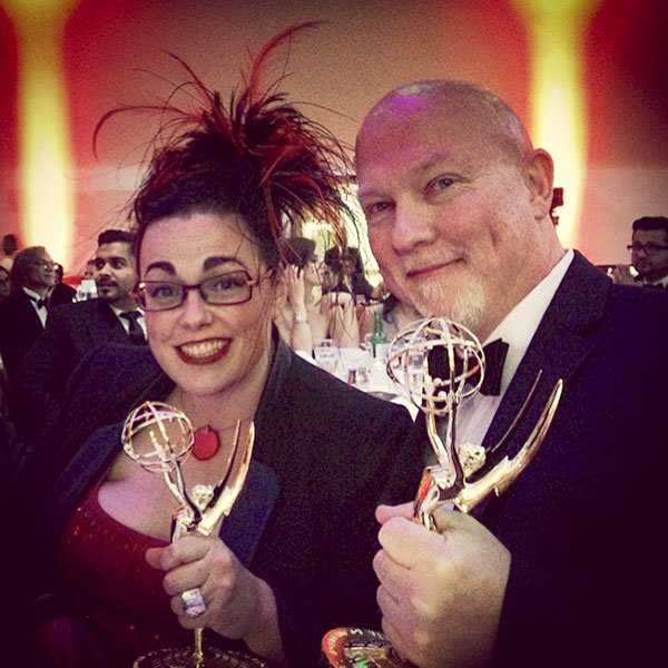 His-and-her Emmys