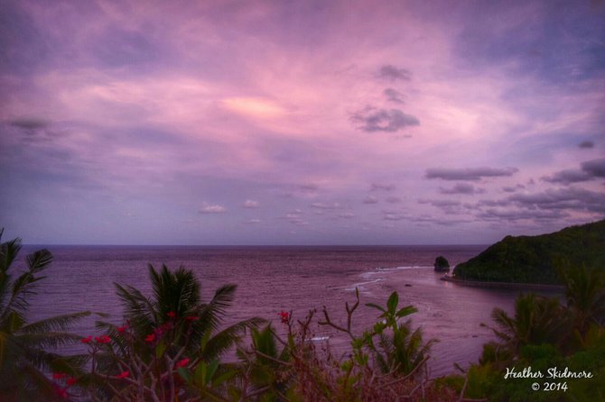 Sunset in American Samoa