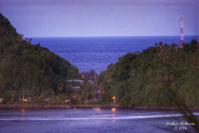 Sunset in American Samoa