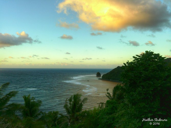 Sunrise in American Samoa