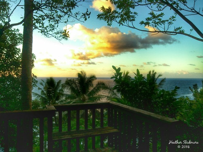 Sunrise in American Samoa