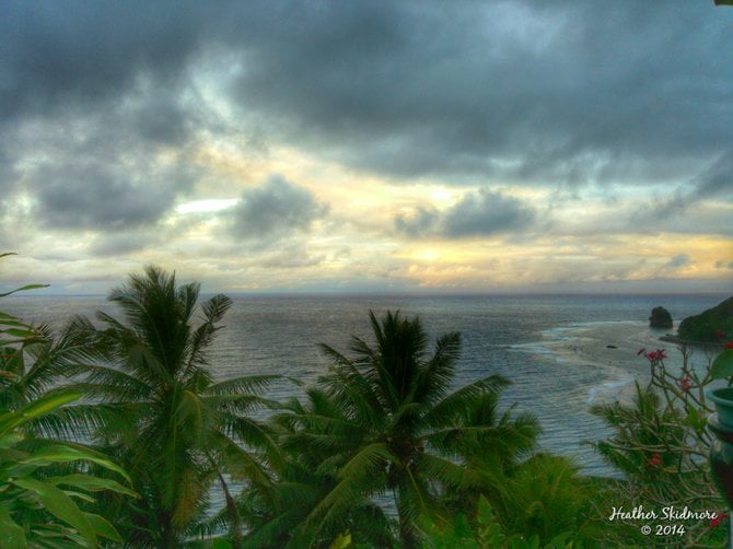 Stormy Sunset, American Samoa