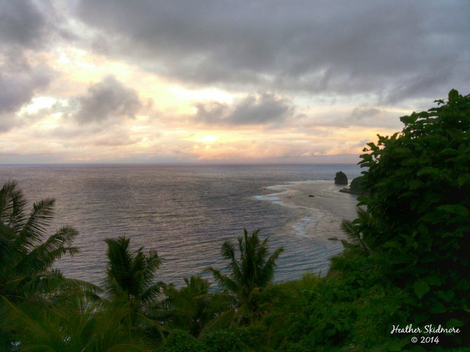 Stormy Sunset, American Samoa