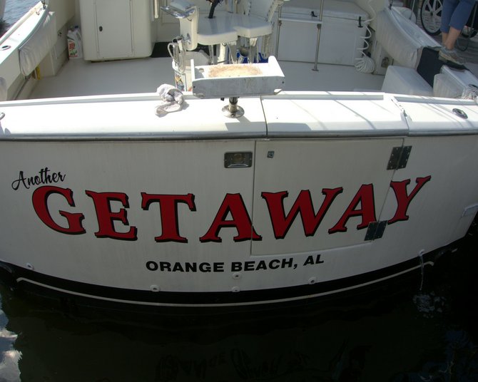 Another Getaway fishing charter boat