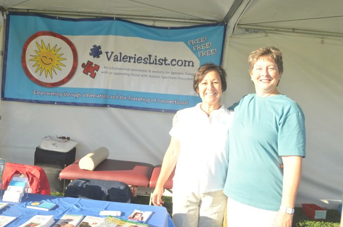 Valarie Saraf, right, at the 2013 Walk Now for Autism Speaks San Diego