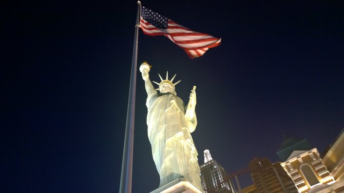 Las Vegas NY, NY Casino July 4th, 2014 -- Freedom!!!