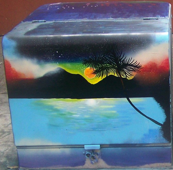 Painting was done by 13 year old Ily A.