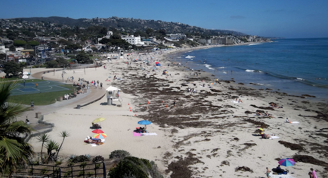 Overlooking Laguna Beach from Heisler Park. 