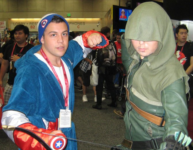 Captain America and Green Arrow