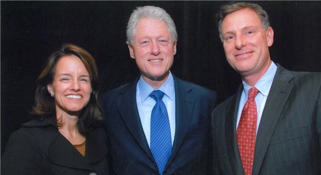 Lynn Gorguze, Bill Clinton, Scott Peters