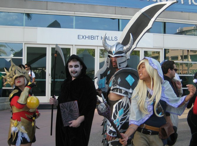costumed group
