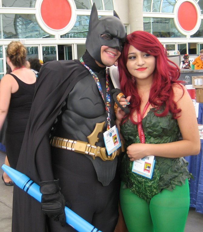 Batman and Poison Ivy