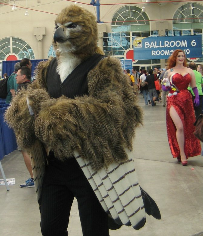 costumed player