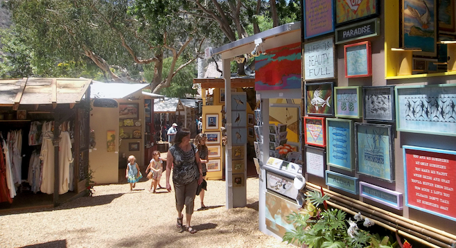 Laguna's Sawtooth Art Festival is know for a more informal vibe. 