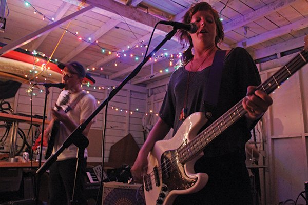 In town on tour from Baltimore, Wing Dam filled the garage with melodic fuzz rock.