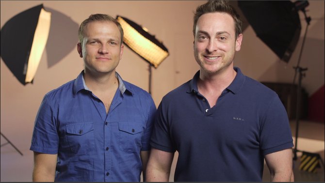 Togally founders Jason Kirby (left) and Jon Margalit (right) are changing the face of photography in San Diego.