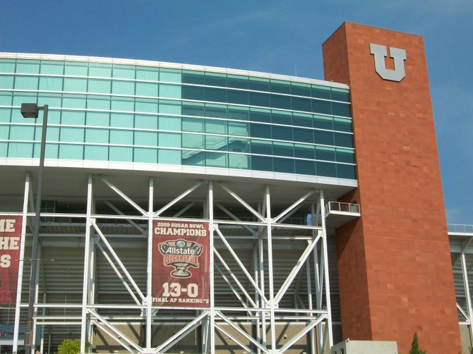 The Utes Stadium at the University of Utah in Salt Lake City.
